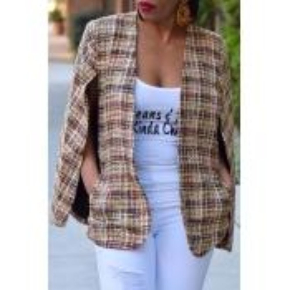 NWOT Multicolor Coat